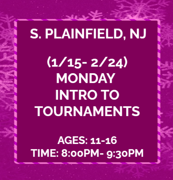 Picture of (1/15- 2/24) MON: (SP): INTRO TO TOURNAMENTS (8-9:30PM)