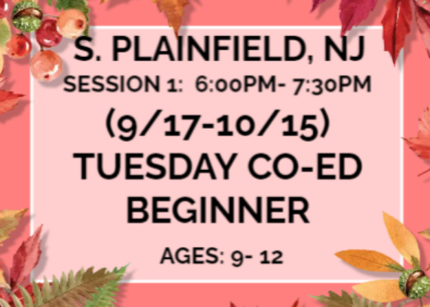 Picture of S1:(SP) TUES BEGINNER (9/17-10/15) 6:00PM- 7:30PM (APF)