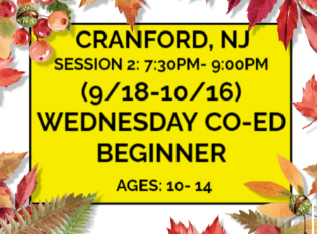 Picture of S2: CRAN: WED BEGINNER (9/18-10/16) 7:30PM- 9:00PM (APF)