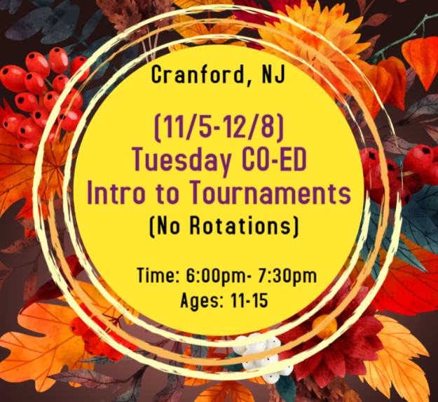 Picture of (11/5-12/8 TUES INTRO TO TOURNAMENTS (NO ROTATIONS) CRAN