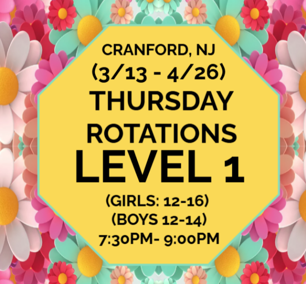 Picture of THURS ( 3/13- 4/26) ROTATIONS 1 (CRAN SPRING 2025)