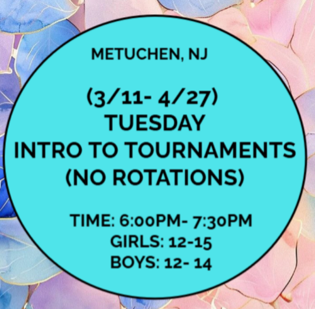 Picture of Tue: (3/11-4/27) Intro to Tournaments (No Rotations) (MET SPRING 2025)